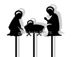 NATIVITA' PRESEPE - set di sagome e manualetto pratico sul teatro delle ombre - immagine 6