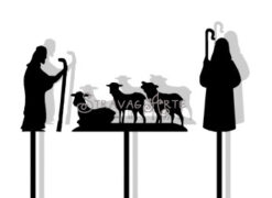 NATIVITA' PRESEPE - set di sagome e manualetto pratico sul teatro delle ombre - immagine 2