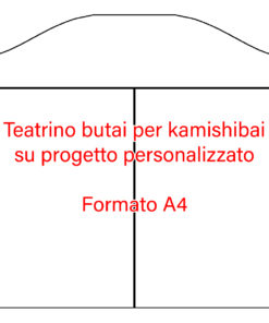 teatrino butai kamishibai formato A2 teatrini su progetto personalizzato A4 kamishibai legno stravagarte