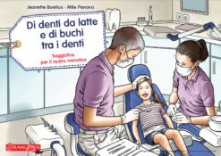 di denti da latte e di buchi tra i denti 1 storia storie per kamishibai formato a3 dentista carie igiene dentale butai teatrino in legno regalo personalizzato natale fine an