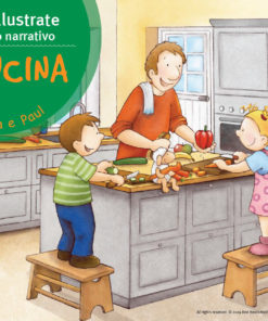 IN CUCINA CON EMMA E PAUL - storia kamishibai StravagArte - copertina fronte