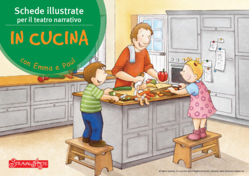 IN CUCINA CON EMMA E PAUL - storia kamishibai StravagArte - copertina fronte