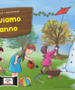 viviamo lanno 1 storia storie per kamishibai formato a3 asilo nido scuola infanzia scuola primaria butai teatrino in legno regalo personalizzato natale fine anno maestre