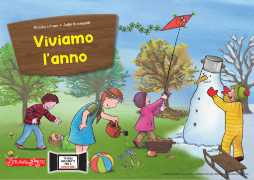 viviamo lanno 1 storia storie per kamishibai formato a3 asilo nido scuola infanzia scuola primaria butai teatrino in legno regalo personalizzato natale fine anno maestre