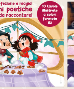 Babbo Natale e il biscotto dell'Amicizia - storia kamishibai bilingue di StravagArte le illustrazioni