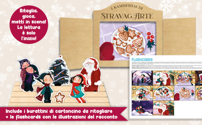 Babbo Natale e il biscotto dell'Amicizia - storia kamishibai bilingue di StravagArte - contenuto