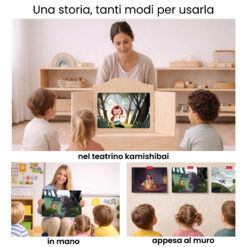 Kamishibai per la scuola: Uso didattico storia Cappuccetto Rosso Fiaba Stravagante StravagArte in classe.