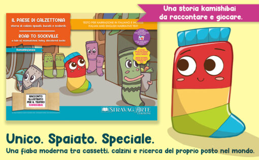 IL PAESE DI CALZETTONIA - storia kamishibai bilingue - immagine 3