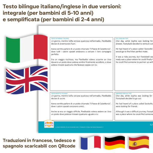 IL PAESE DI CALZETTONIA - storia kamishibai bilingue - immagine 7