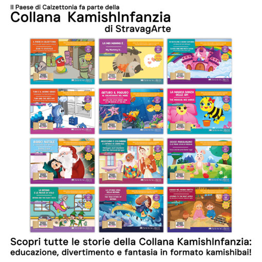 IL PAESE DI CALZETTONIA - storia kamishibai bilingue - immagine 8