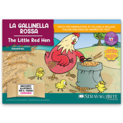 Kamishibai copertina storia bilingue La Gallinella Rossa StravagArte