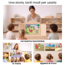 Kamishibai per la scuola: Uso didattico storia La Gallinella Rossa StravagArte in classe.