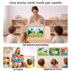 Kamishibai per la scuola: Uso didattico storia Ciccio Pasqualino e le Prime Uova di Pasqua StravagArte in classe.