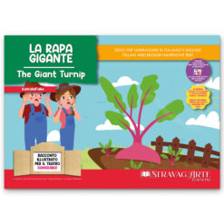 Kamishibai copertina storia bilingue La Rapa Gigante StravagArte