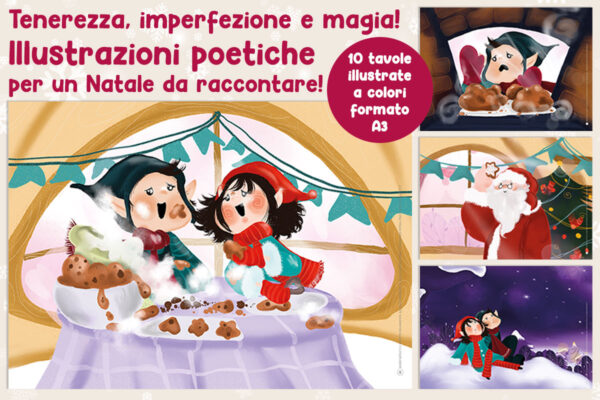 Illustrazioni Kamishibai Babbo Natale