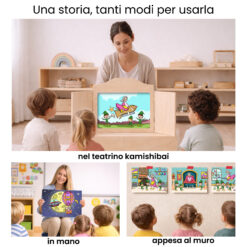 Kamishibai per la scuola: Uso didattico storia La Befana e le Prove di Volo StravagArte in classe.