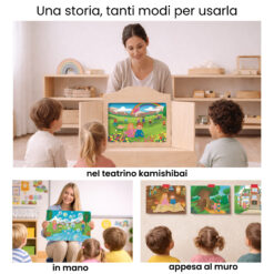 Kamishibai per la scuola: Uso didattico storia Viaggio nel Mondo Diritto: Un’avventura alla Scoperta dei Diritti dei Bambini StravagArte in classe.