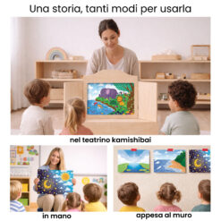 Kamishibai per la scuola: Uso didattico storia Il Racconto del Principio: Storia della Creazione Narrata ai Bambini StravagArte in classe.