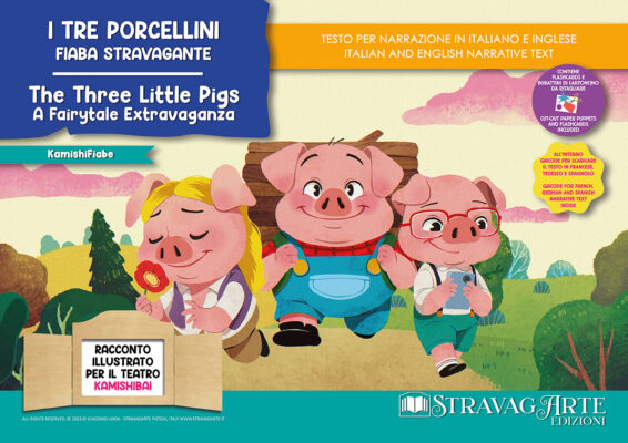 i tre porcellini fiaba stravagante kamishibai KamishiFiabe fronte three little pig story storia fiaba favola StravagArte
Favole per bambini illustrate da raccontare con il Kamishibai