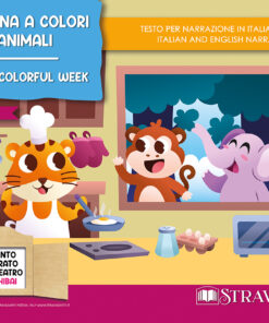 la settimana a colori degli animali fronte storia kamishibai animali colori story storie fiabe favole kamishibai StravagArte Asilo nido prima infanzia giorni della settimana KamishiNido