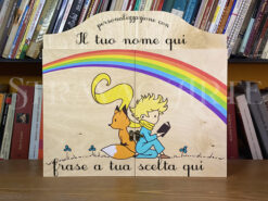 Teatrino kamishibai A3 Legno di Betulla Personalizzabile - LN015 LN0015 Teatrino Butai per kamishibai in legno decorato formato A3 StravagArte personalizzabile cod. LN0013 piccolo principe volpe arcobaleno