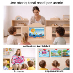 Kamishibai per la scuola: Uso didattico storia Re Nuvolone e Regina Vaporina e la Danza del Ciclo dell’Acqua StravagArte in classe.