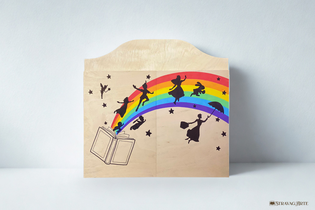 Teatrino kamishibai A3 Legno di Betulla Personalizzabile - LN11