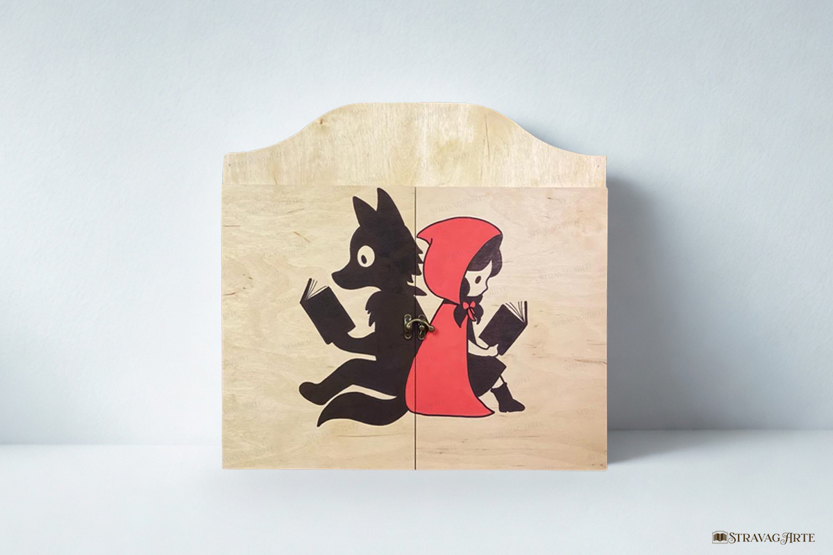 Teatrino kamishibai A3 Legno di Betulla Personalizzabile - LN12