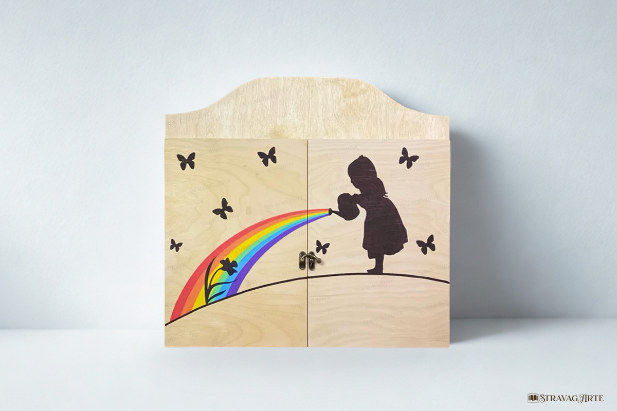 Teatrino kamishibai A3 Legno di Betulla Personalizzabile - LN13