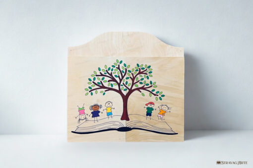 Teatrino kamishibai A3 Legno di Betulla Personalizzabile - LN20
