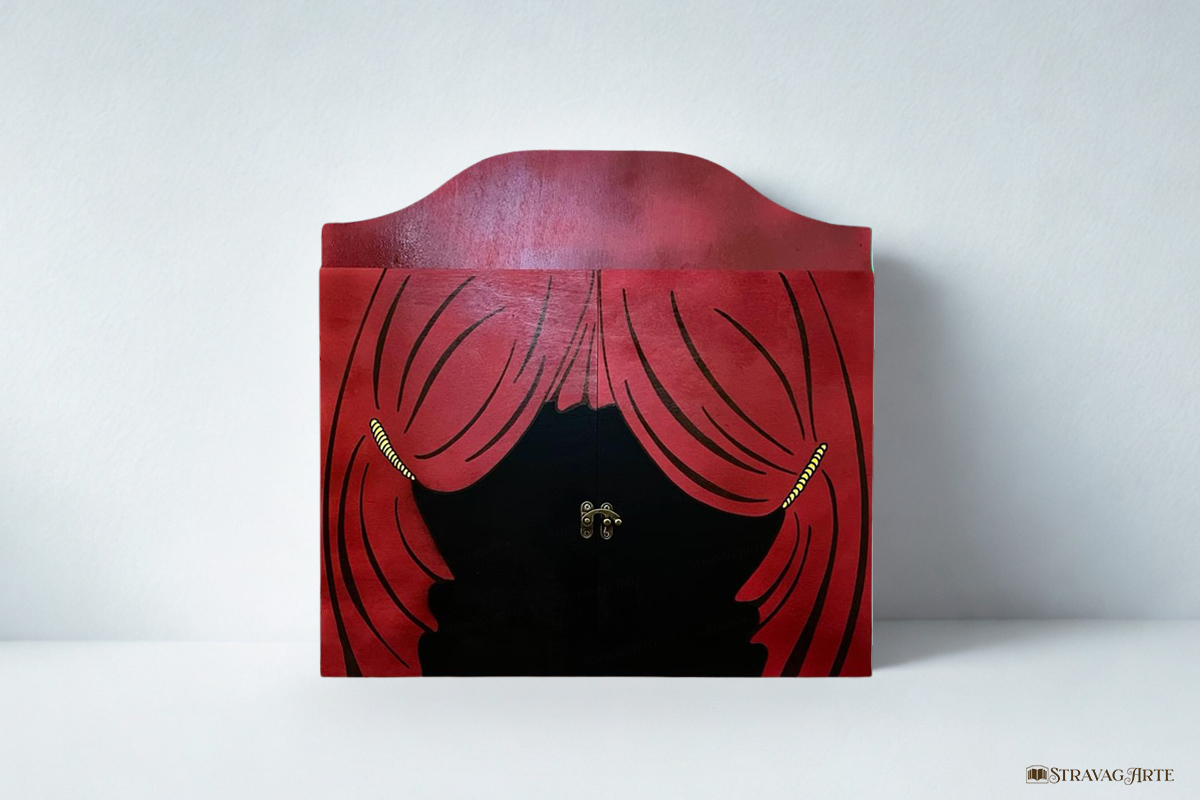 Teatrino kamishibai A3 Legno di Betulla Personalizzabile - RR01