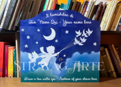 Teatrino kamishibai A3 Legno di Betulla Personalizzabile - BG003 BG003 STRAVAGARTE TEATRINO KAMISHIBAI A3 DECORATO PERSONALIZZATO piccolo principe volpe luna stelle nuvole copy