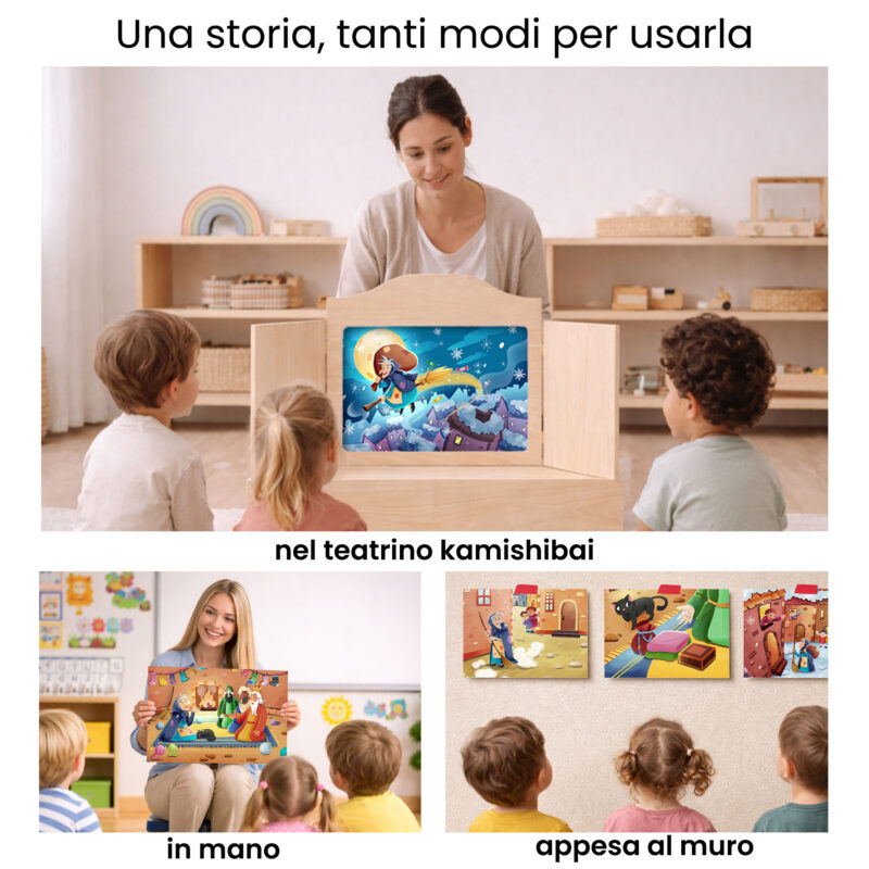 Kamishibai per la scuola: Uso didattico storia Kamishibai La storia vera della Befana StravagArte in classe.