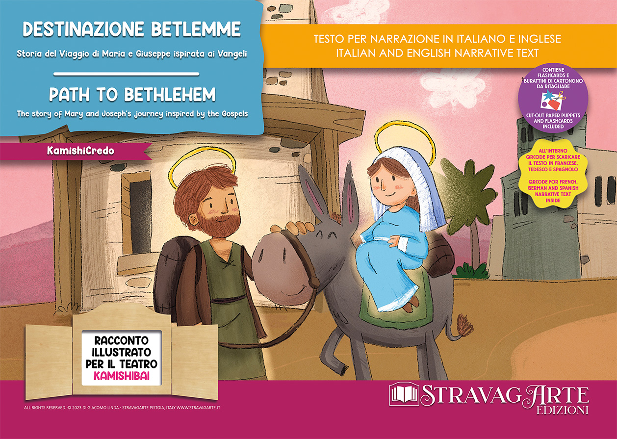 destinazione-betlemme-storia-del-viaggio-di-Maria-bibbia-vangelo-storia-annunciazione-natale-nascita-gesu-maria-storia-kamishibai-A3-StravagArte-storie-fiabe-favole-regalo-maestre-copertina.