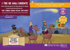 I Tre Re dall'Oriente- Storia dell'Adorazione dei Magi Ispirata ai Vangeli storia kamishibai bilingue i-tre-re-oriente-re-magi-adorazione-epifania-storia-natale-nascita-gesu-maria-storia-kamishibai-teatrino-StravagArte-fronte