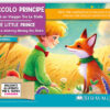 Il piccolo principe - storia di un viaggio tra le stelle - storia kamishibai bilingue di Stravagarte - immagine interna burattini da ritagliare, flashcards e binario narrativo copertina fronte