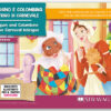 Arlecchino e Colombina e l'Intrigo di Carnevale | Storia kamishibai bilingue italiano/inglese con burattini, flashcards e materiali educativi stampabili - copertina fronte