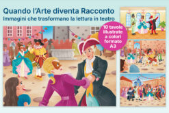 Arlecchino e Colombina e l'Intrigo di Carnevale | Storia kamishibai bilingue italiano/inglese con burattini, flashcards e materiali educativi stampabili - tavole illustrate a colori