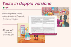 Arlecchino e Colombina e l'Intrigo di Carnevale | Storia kamishibai bilingue italiano/inglese con burattini, flashcards e materiali educativi stampabili - testo bilingue stampato sul retro delle tavole