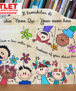 Teatrino Kamishibai Economico in Legno A3 Personalizzabile - Outlet LN01