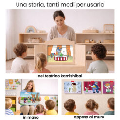 Kamishibai per la scuola: Uso didattico storia Pinocchio, Naso di Legno Cuore di Bimbo StravagArte in classe.