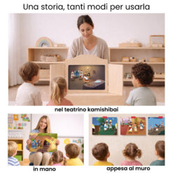 Kamishibai per la scuola: Uso didattico storia Tre Croci sul Monte Storia della Pasqua di Gesù ispirata ai Vangeli StravagArte in classe.