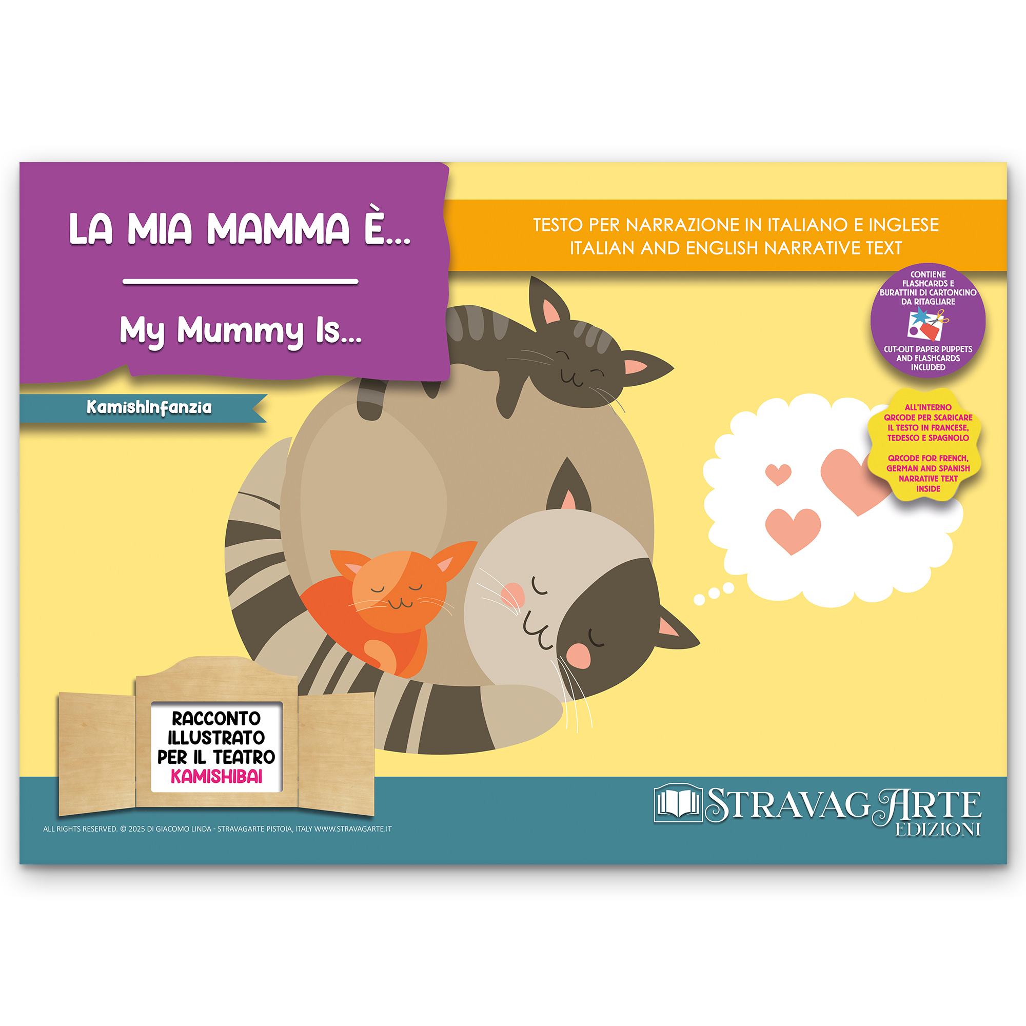Kamishibai copertina storia bilingue La Mia Mamma è… StravagArte