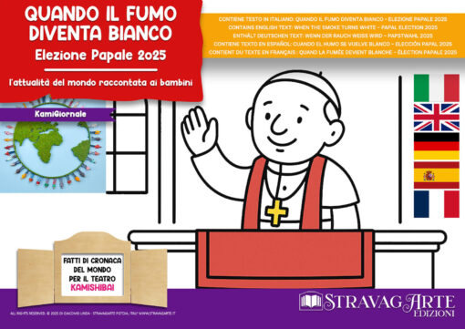 KamiGiornale Elezione Papale 2025 - Storia kamishibai gratis pdf da scaricare - Edizione Plurilingue