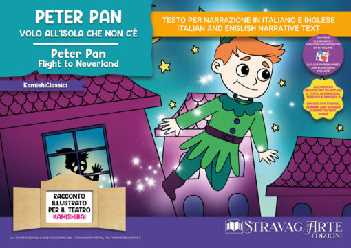 Peter Pan Volo all'isola che non c'è - storia kamishibai bilingue