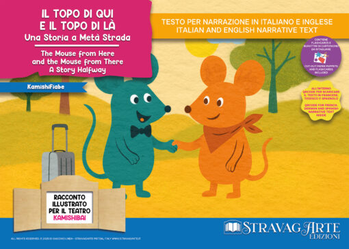 Il Topo di Qui e il Topo di Là – Una Storia a Metà Strada | Storia kamishibai bilingue italiano/inglese con burattini, flashcards e materiali educativi stampabili