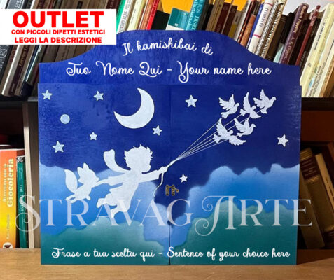 Teatrino Kamishibai Economico in Legno A3 Personalizzabile - Outlet BG03