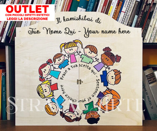 Teatrino Kamishibai Economico in Legno A3 Personalizzabile - Outlet LN21