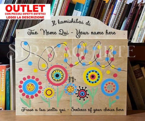 Teatrino Kamishibai Economico in Legno A3 Personalizzabile - Outlet LN22