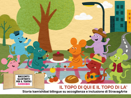 Accoglienza con il kamishibai: la storia di due topi
Una storia Kamishibai da usare in classe per parlare di diversità, accoglienza e convivenza